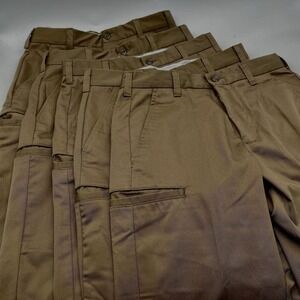 5 weagurd U P S Tan Brown Work Pants Size 28x 33 Uniform